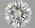 Lab Grown Diamond 3.51 Carats, Round with Ideal Cut, E Color, SI1 Clarity and Certified by IGI