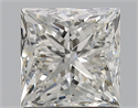 Diamante Natural 1.50 quilates, Princesa , Color H, claridad SI1 y certificado GIA