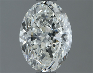 Picture of Natural Diamond 1.30 Carats, Oval with  Cut, H Color, VS1 Clarity and Certified by GIA