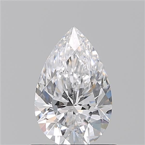 Picture of Natural Diamond 0.70 Carats, Pear with  Cut, D Color, VS2 Clarity and Certified by GIA