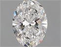 Diamante Natural 0.60 quilates, Ovalado , Color D, claridad VS2 y certificado GIA