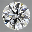 Del inventario de diamantes de laboratorio, 4.89 quilates, Redondo , Color F, claridad VVS2 y certificado IGI