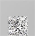 Natural Diamond 0.84 Carats, Princess with  Cut, E Color, VS2 Clarity and Certified by GIA