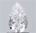 Natural Diamond 0.52 Carats, Pear with  Cut, G Color, SI1 Clarity and Certified by GIA