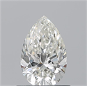 Natural Diamond 0.70 Carats, Pear with  Cut, I Color, VS2 Clarity and Certified by GIA