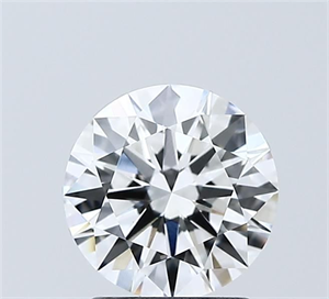 Picture of Lab Grown Diamond 1.50 Carats, Round with Ideal Cut, D Color, VVS2 Clarity and Certified by IGI