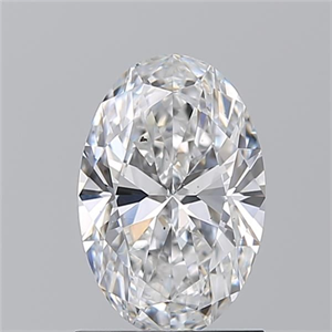 Picture of Natural Diamond 1.20 Carats, Oval with  Cut, E Color, SI1 Clarity and Certified by GIA