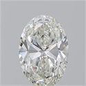 Natural Diamond 1.20 Carats, Oval with  Cut, I Color, VS1 Clarity and Certified by GIA