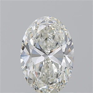 Picture of Natural Diamond 1.20 Carats, Oval with  Cut, I Color, VS1 Clarity and Certified by GIA