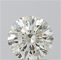 Natural Diamond 0.80 Carats, Round with Excellent Cut, L Color, SI1 Clarity and Certified by GIA