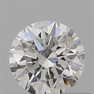 Picture of Natural Diamond 0.42 Carats, Round with Excellent Cut, F Color, IF Clarity and Certified by GIA