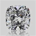 Natural Diamond 0.80 Carats, Cushion with  Cut, D Color, VVS2 Clarity and Certified by GIA