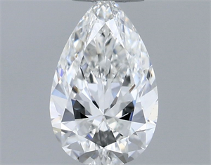 Foto Diamante Natural 0.33 quilates, De pera , Color F, claridad VVS2 y certificado GIA de
