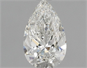 Diamante Natural 0.59 quilates, De pera , Color I, claridad VS2 y certificado GIA