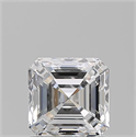 Natural Diamond 1.20 Carats, Asscher with  Cut, D Color, VS2 Clarity and Certified by GIA