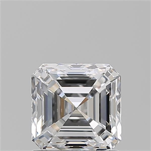 Picture of Natural Diamond 1.20 Carats, Asscher with  Cut, D Color, VS2 Clarity and Certified by GIA