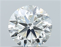 Natural Diamond 0.90 Carats, Round with Very Good Cut, I Color, VVS2 Clarity and Certified by GIA