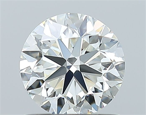 Picture of Natural Diamond 0.90 Carats, Round with Very Good Cut, I Color, VVS2 Clarity and Certified by GIA
