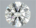 Natural Diamond 3.06 Carats, Round with Excellent Cut, M Color, SI1 Clarity and Certified by GIA
