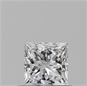 Diamante Natural 0.50 quilates, Princesa , Color D, claridad VS1 y certificado GIA