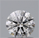 Natural Diamond 0.70 Carats, Round with Excellent Cut, D Color, SI1 Clarity and Certified by GIA