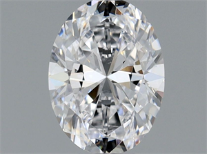 Foto Diamante Natural 0.40 quilates, Ovalado , Color D, claridad VS2 y certificado GIA de
