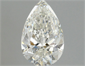 Natural Diamond 0.70 Carats, Pear with  Cut, H Color, VVS1 Clarity and Certified by GIA