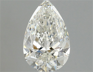 Picture of Natural Diamond 0.70 Carats, Pear with  Cut, H Color, VVS1 Clarity and Certified by GIA