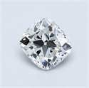 Natural Diamond 0.71 Carats, Cushion with  Cut, F Color, SI1 Clarity and Certified by GIA