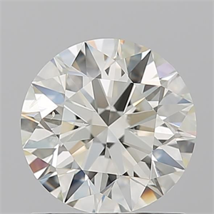 Picture of Natural Diamond 1.20 Carats, Round with Excellent Cut, L Color, SI2 Clarity and Certified by GIA