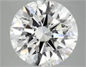 Lab Grown Diamond 6.18 Carats, Round with Ideal Cut, F Color, VVS2 Clarity and Certified by IGI
