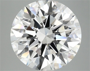 Picture of Lab Grown Diamond 6.18 Carats, Round with Ideal Cut, F Color, VVS2 Clarity and Certified by IGI