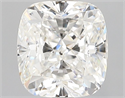 Diamante Natural 1.31 quilates, Del cojín , Color G, claridad SI1 y certificado GIA