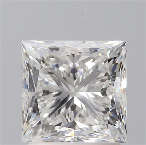 Picture of Natural Diamond 1.70 Carats, Princess with  Cut, G Color, VS1 Clarity and Certified by GIA