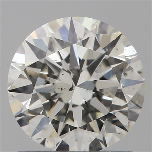Picture of Natural Diamond 1.04 Carats, Round with Excellent Cut, J Color, SI2 Clarity and Certified by GIA