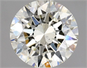 Diamante Natural 1.01 quilates, Redondo , Color L, claridad SI1 y certificado GIA