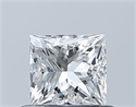 Diamante Natural 0.50 quilates, Princesa , Color E, claridad VS1 y certificado GIA