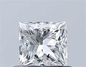 Foto Diamante Natural 0.50 quilates, Princesa , Color E, claridad VS1 y certificado GIA de