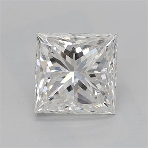 Picture of Natural Diamond 2.00 Carats, Princess with  Cut, H Color, SI2 Clarity and Certified by GIA