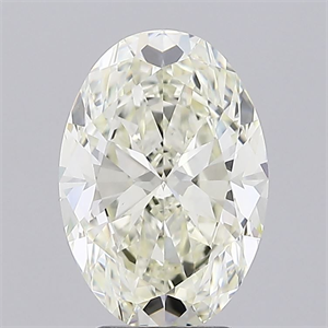 Picture of Natural Diamond 4.02 Carats, Oval with  Cut, I Color, VVS2 Clarity and Certified by IGI
