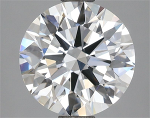 Picture of Lab Grown Diamond 2.07 Carats, Round with Ideal Cut, E Color, VS2 Clarity and Certified by IGI