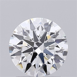 Picture of Lab Grown Diamond 1.27 Carats, Round with Ideal Cut, E Color, VVS1 Clarity and Certified by IGI