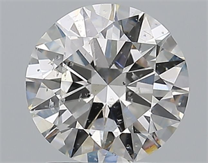 Picture of Natural Diamond 1.70 Carats, Round with Excellent Cut, G Color, SI2 Clarity and Certified by GIA
