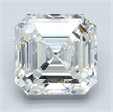 Natural Diamond 2.21 Carats, Asscher with  Cut, I Color, VS1 Clarity and Certified by GIA