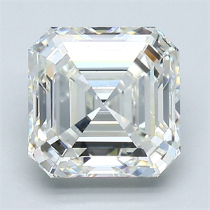 Picture of Natural Diamond 2.21 Carats, Asscher with  Cut, I Color, VS1 Clarity and Certified by GIA