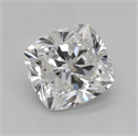 Natural Diamond 1.51 Carats, Cushion with  Cut, G Color, SI2 Clarity and Certified by GIA