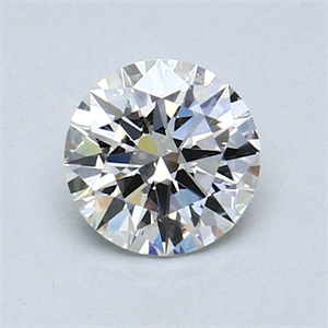 Picture of Natural Diamond 0.71 Carats, Round with Excellent Cut, I Color, SI2 Clarity and Certified by GIA