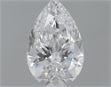 Diamante Natural 0.71 quilates, De pera , Color D, claridad VS2 y certificado GIA