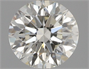 Natural Diamond 0.71 Carats, Round with Excellent Cut, J Color, VVS2 Clarity and Certified by GIA