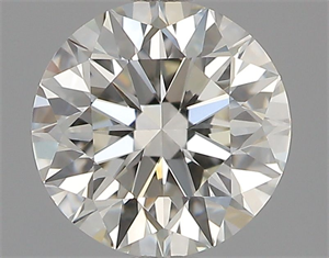 Picture of Natural Diamond 0.71 Carats, Round with Excellent Cut, J Color, VVS2 Clarity and Certified by GIA